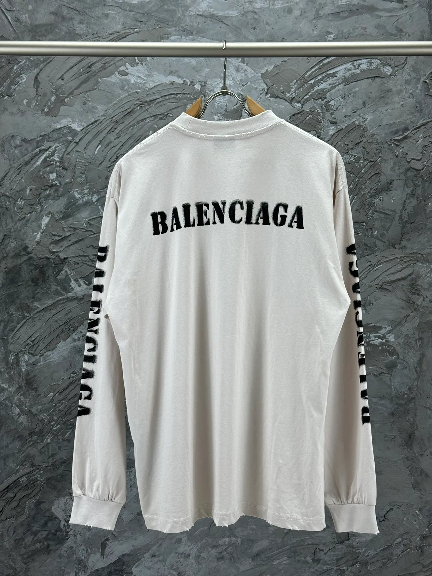BALENCI*GA logo . 280g ， . .os Same Style -Color：Black White -SIZE：XS S M L 8605#